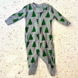 Hanna Christmas tree pajamas. Work well for the holidays and all winter long.